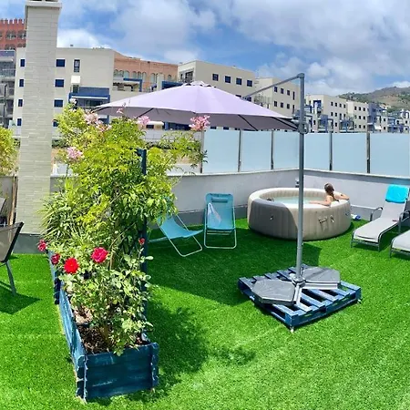 Atico 90m De Terraza, Jacuzzi Privado Y Cargador De Coche Electrico En Cabria, Apartment *